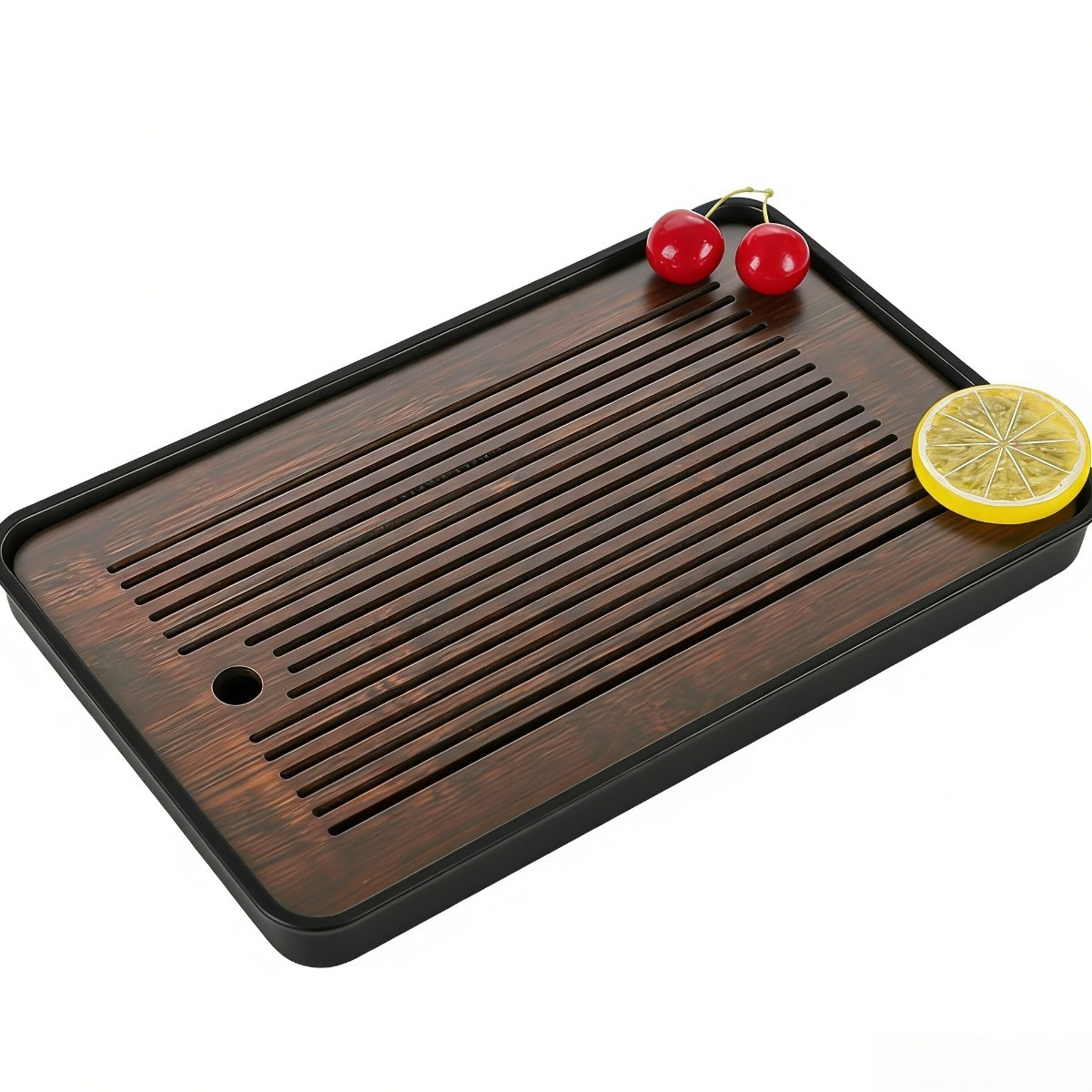 Bamboo Tea Tray - Portable Detachable Bamboo Tea Table Dry