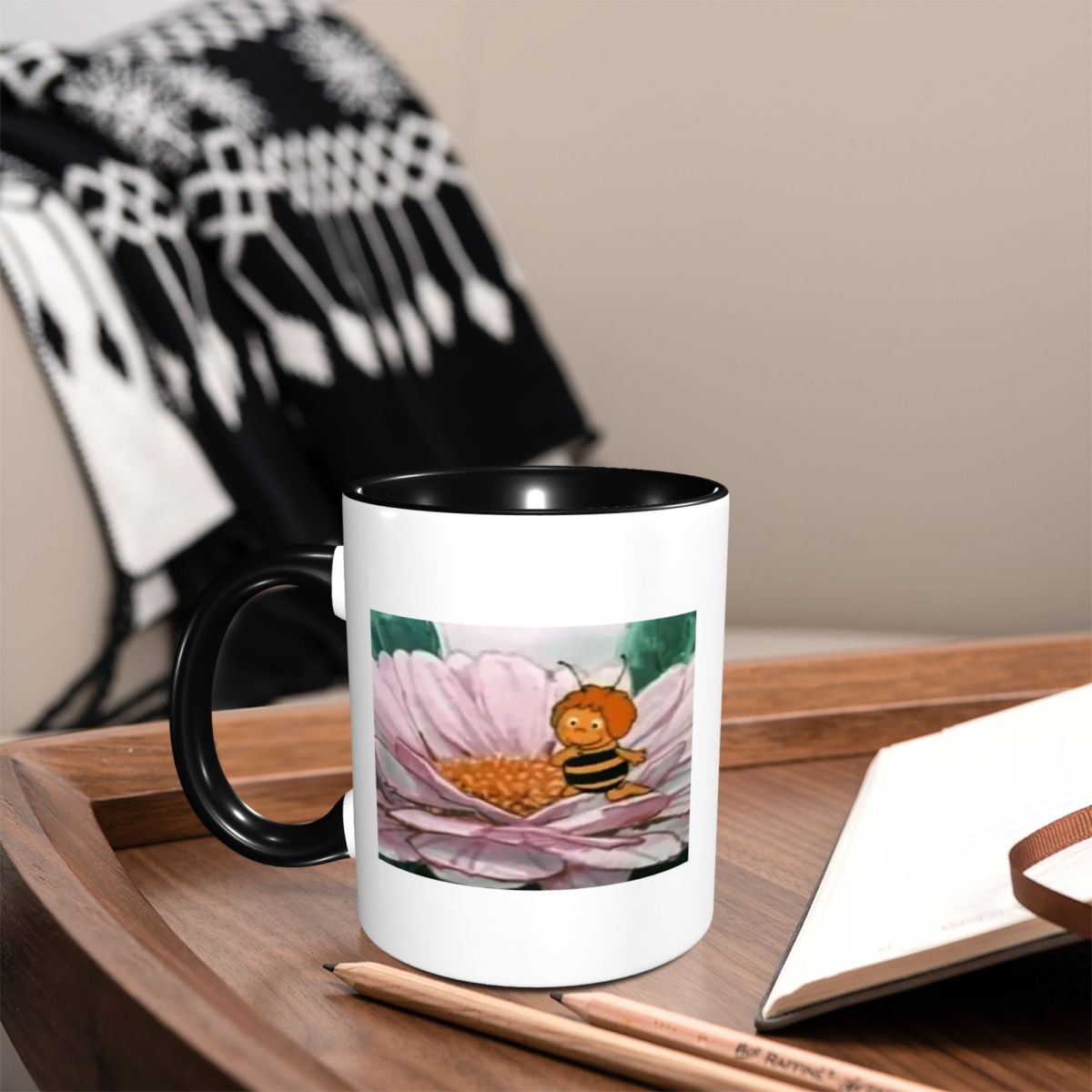 Maya The Bee Mug Funny Ceramic - Maya Coffee & Tea Ulasan reseña y precio