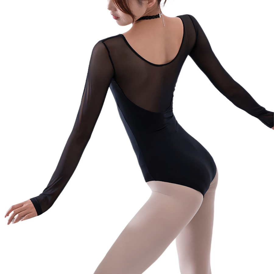 USHINE Bla Lace Bodysuit Long  - Coffee Tea Or Me reseña y precio