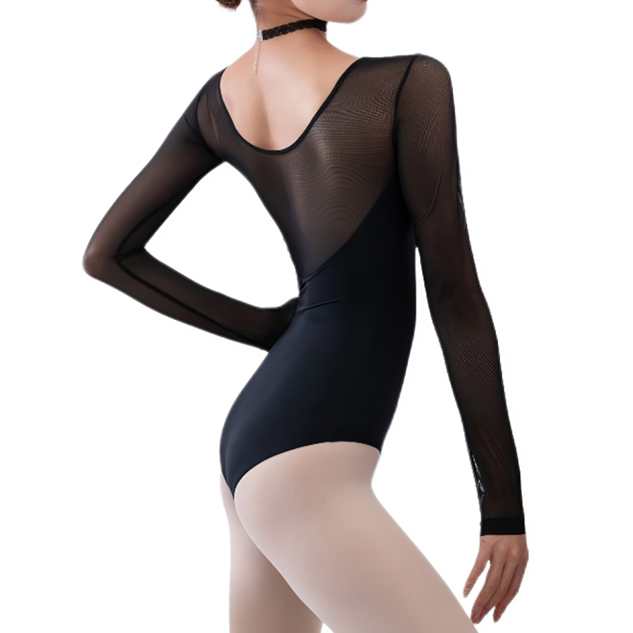 USHINE Bla Lace Bodysuit Long  - Coffee Tea Or Me reseña y precio