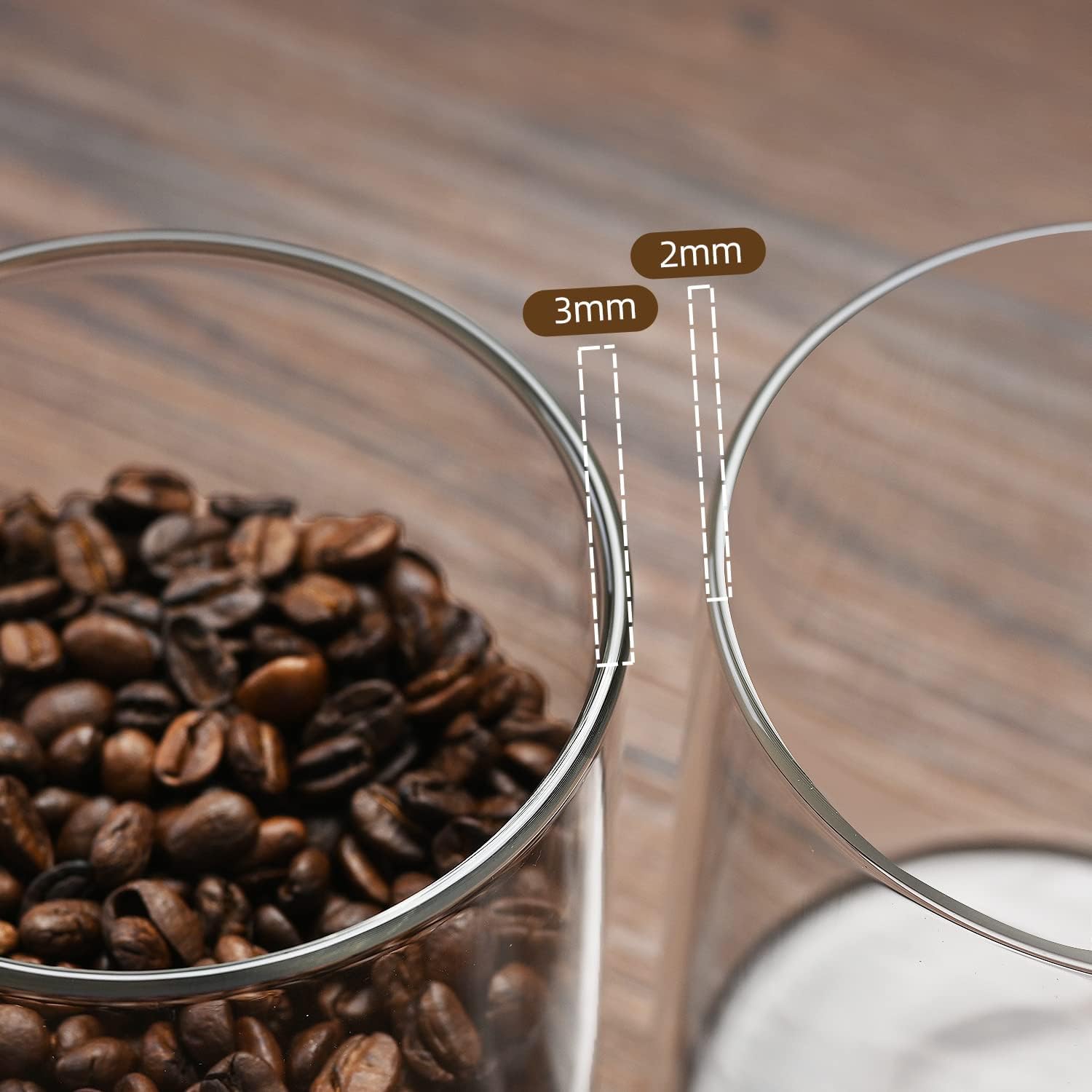 umieo Glass Food Storage Conta - Coffee Tea Jars reseña y precio