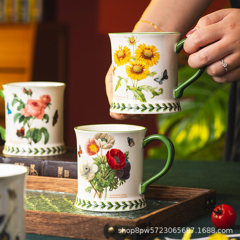 Creative Pastoral Style Cerami - Coffee Tea English reseña y precio