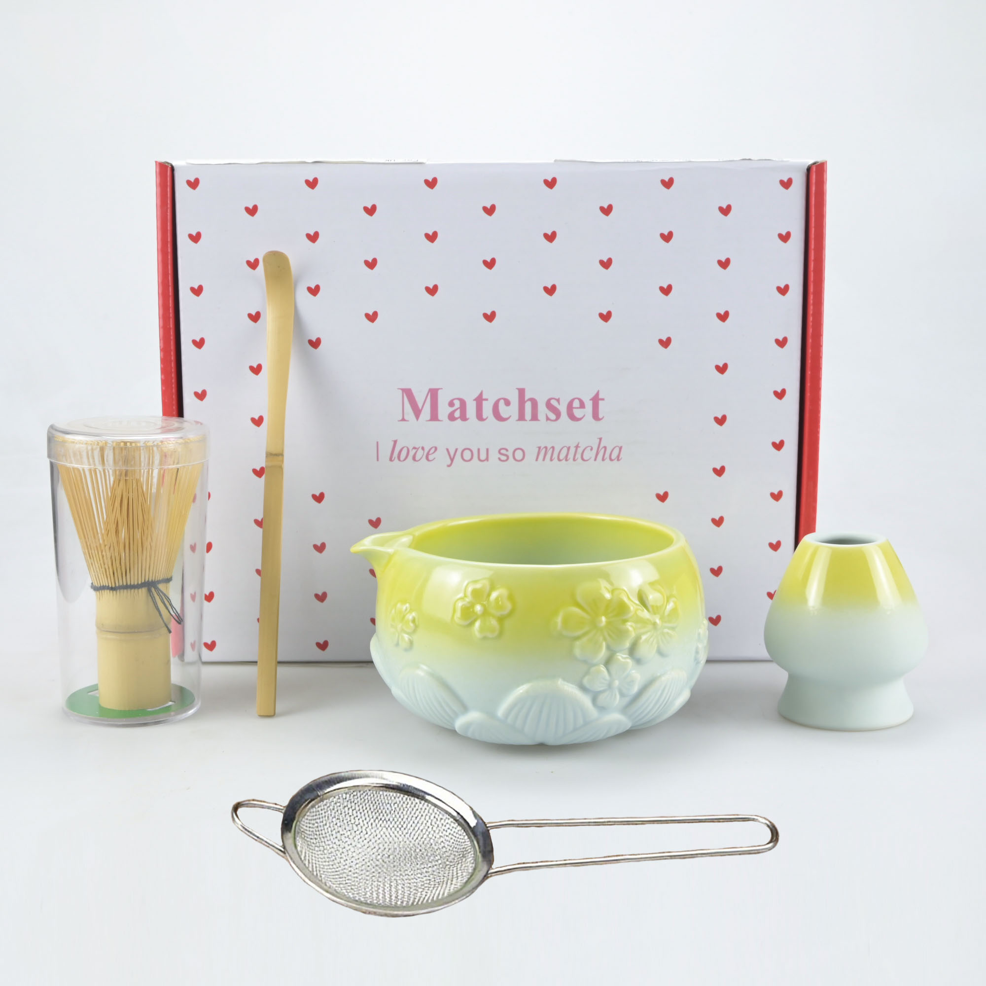 5pcs/set of Floral Matcha Tool - Matcha Whisk Set reseña y precio