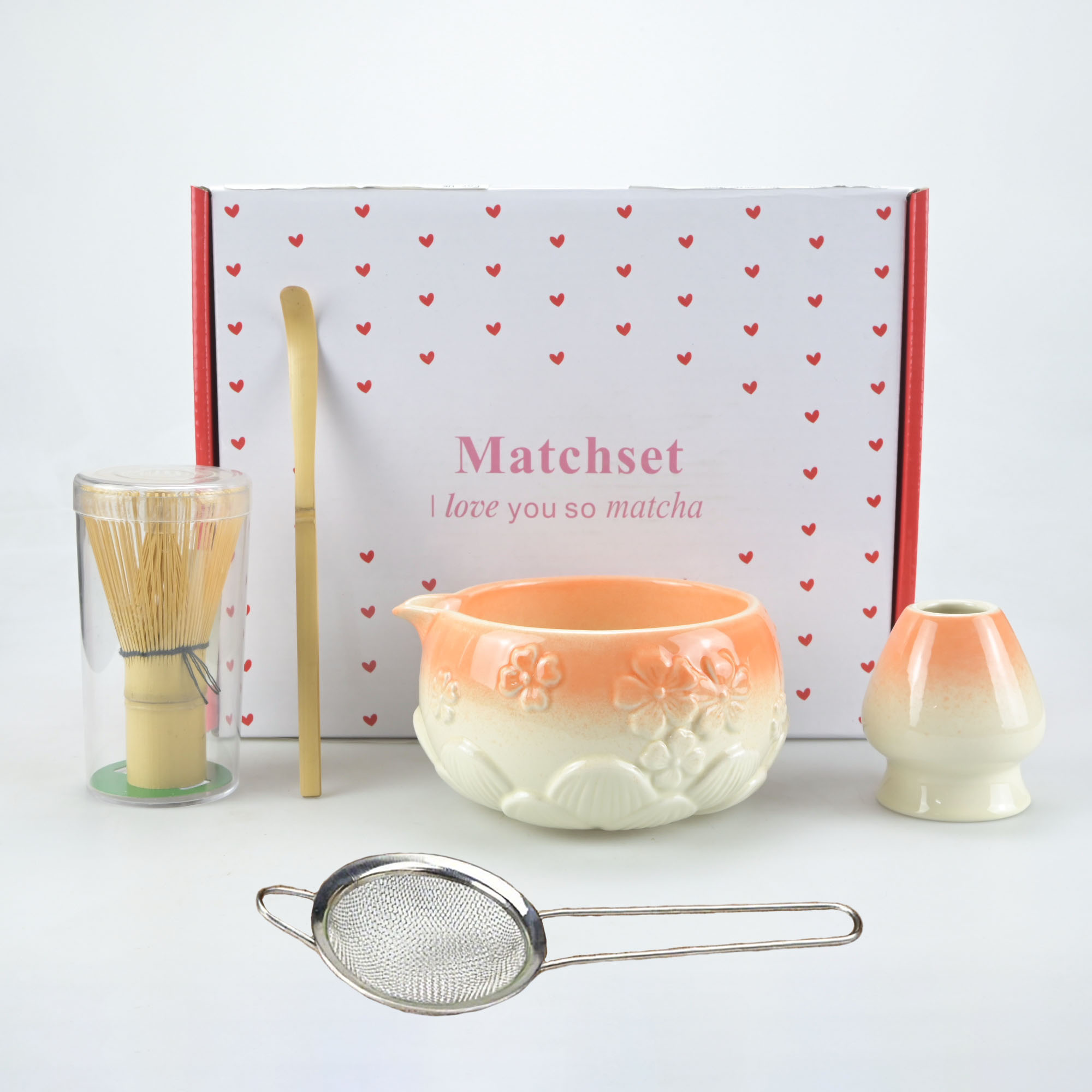 5pcs/set of Floral Matcha Tool - Matcha Whisk Set reseña y precio