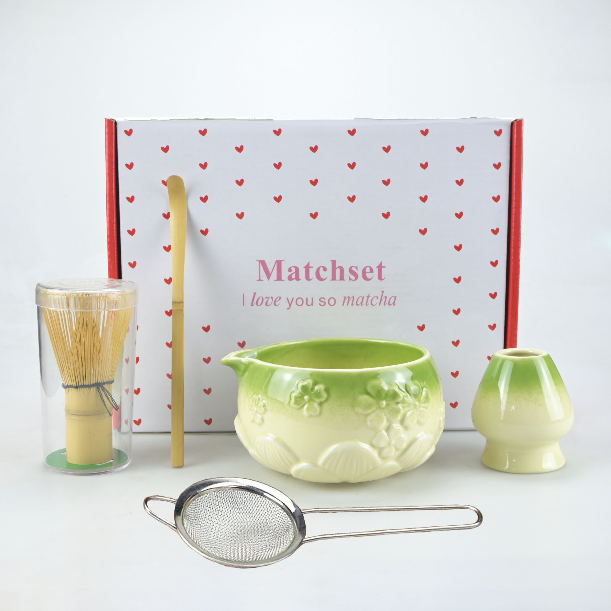 5pcs/set of Floral Matcha Tool - Matcha Whisk Set reseña y precio