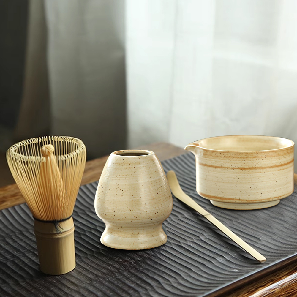 Japanese Matcha Whisk Stand Te - Matcha Whisk Set reseña y precio