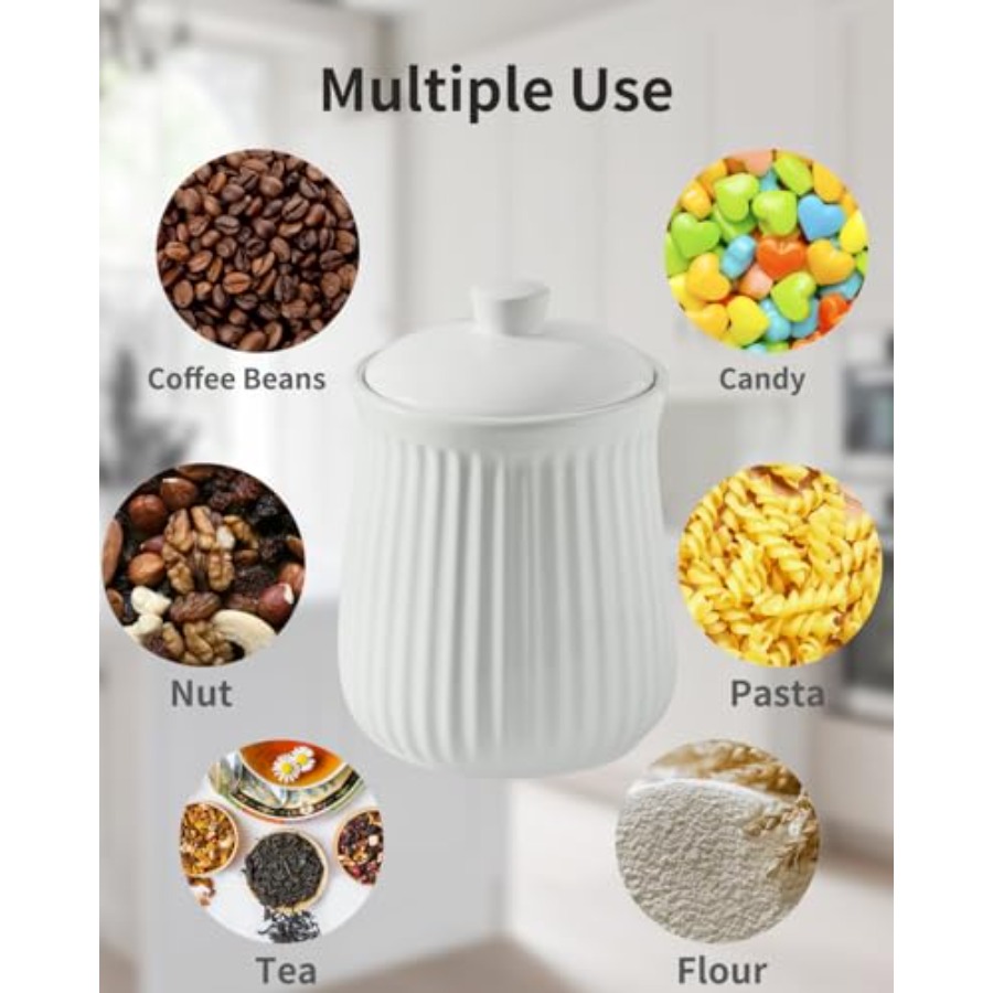 Food Storage Containers with L - Coffee Tea Jars reseña y precio
