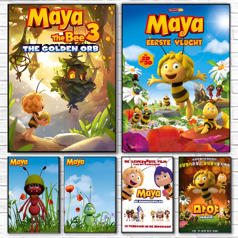 Cartoon M-Mayas the Bees Poste - Maya Coffee & Tea Ulasan reseña y precio