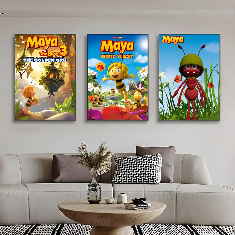 Cartoon M-Mayas the Bees Poste - Maya Coffee & Tea Ulasan reseña y precio