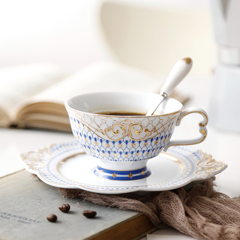 European Ceramic Coffee Cup, H - Coffee Tea English reseña y precio