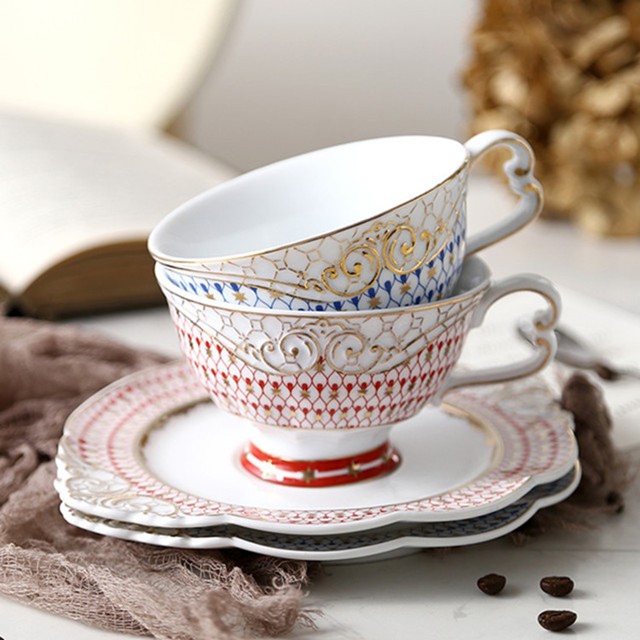 European Ceramic Coffee Cup, H - Coffee Tea English reseña y precio