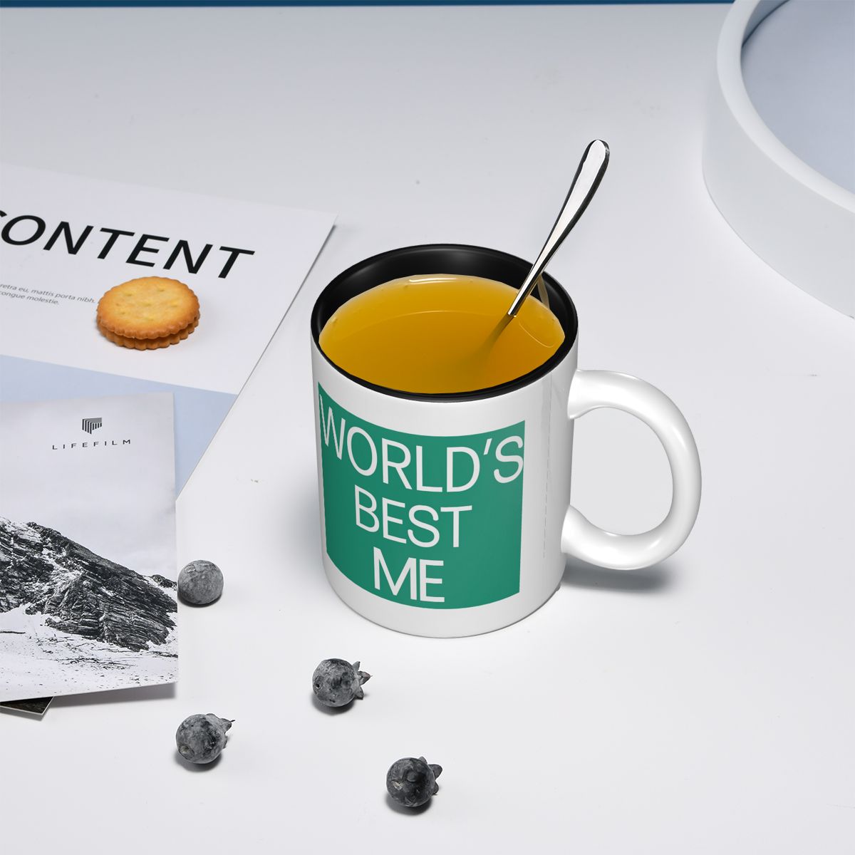 World's Best Me Mug Funny Cera - Coffee Tea With Me reseña y precio