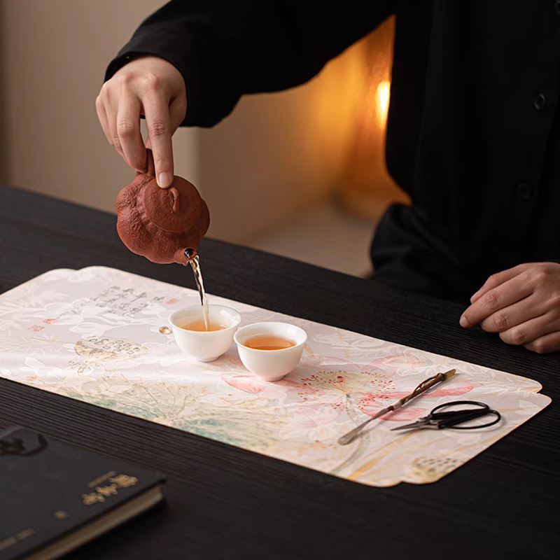 Chinese Style Cloud Silk Green - Bamboo Tea Tray reseña y precio