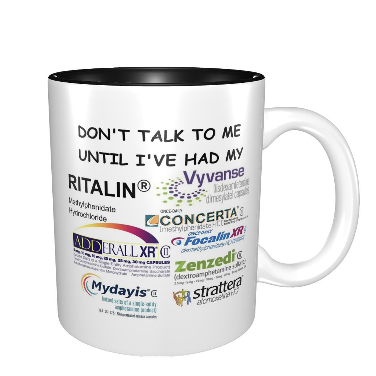 Dont Talk To Me Mug Funny Cera - Coffee Tea With Me reseña y precio