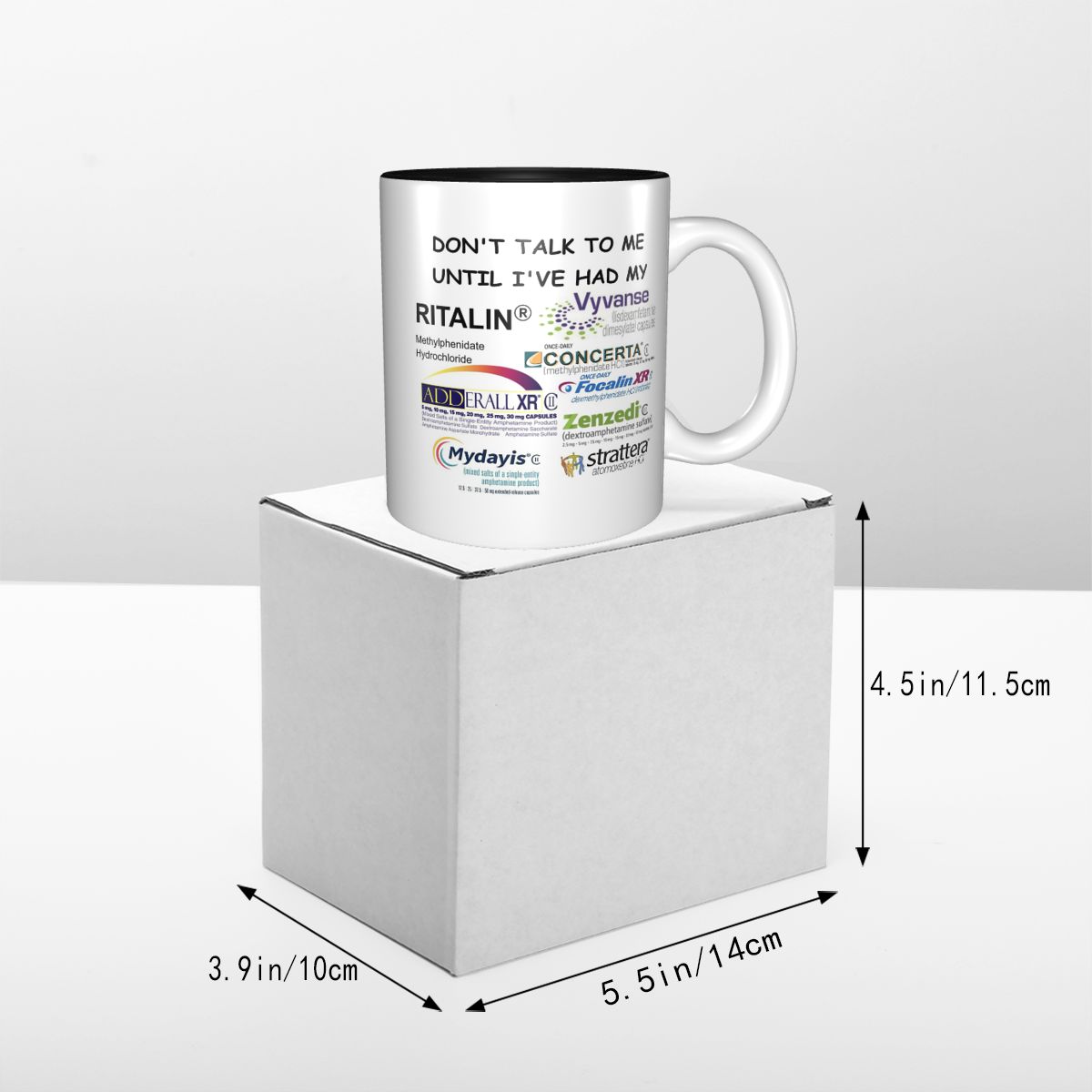 Dont Talk To Me Mug Funny Cera - Coffee Tea With Me reseña y precio