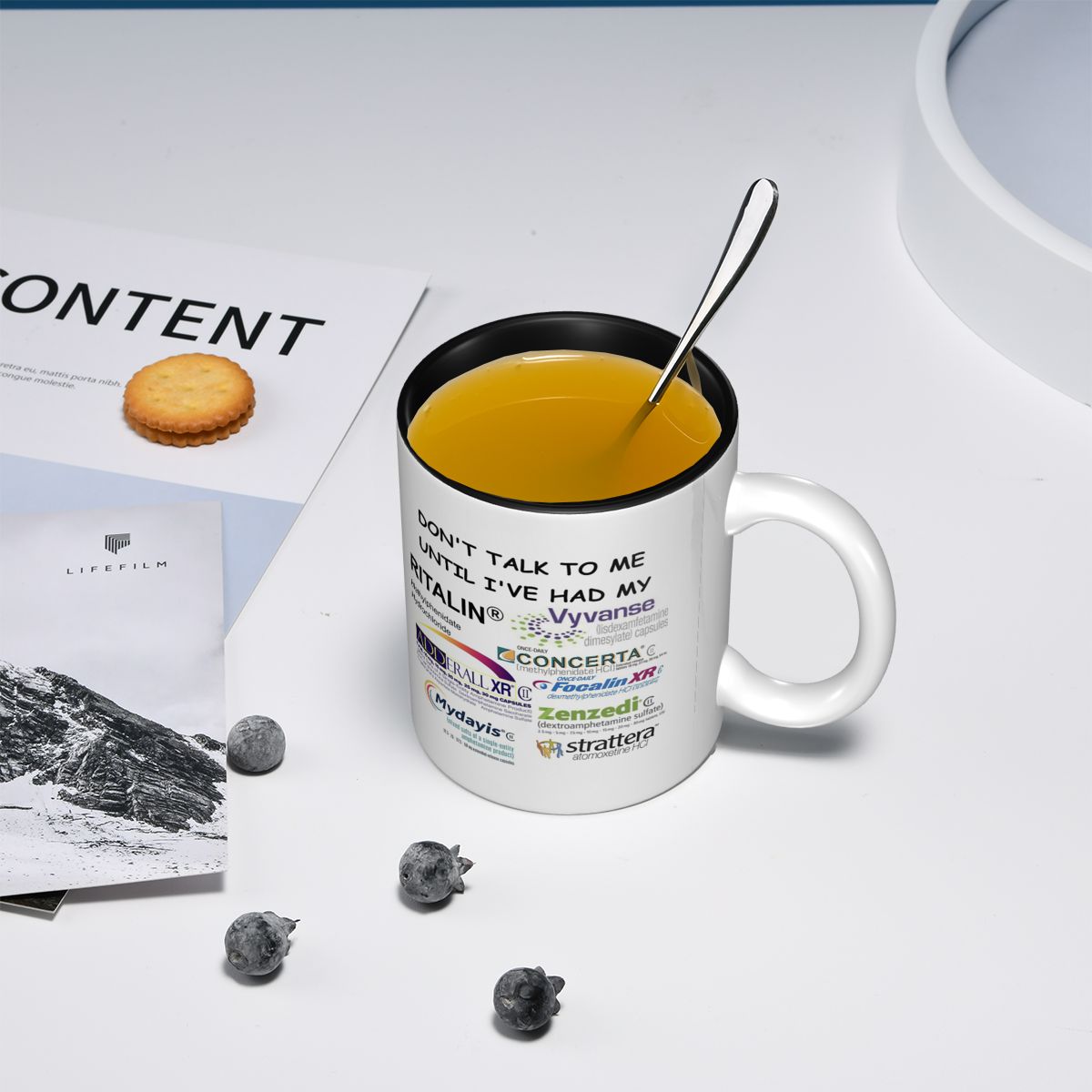 Dont Talk To Me Mug Funny Cera - Coffee Tea With Me reseña y precio