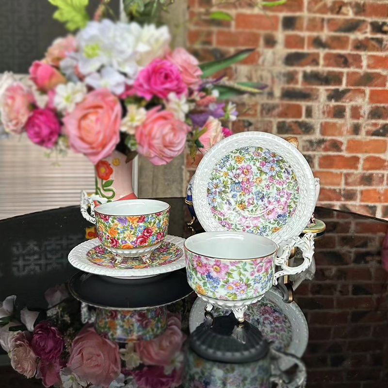 Coffee cups, plates, European  - Coffee Tea English reseña y precio