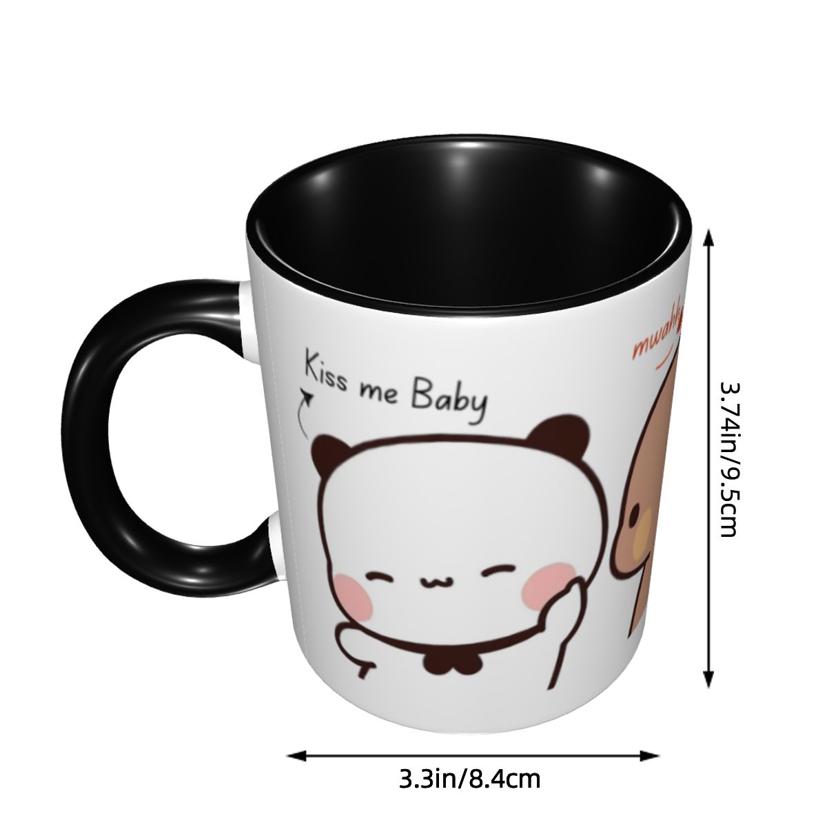 Personalized Kiss Me Baby Mwah - Coffee Tea With Me reseña y precio