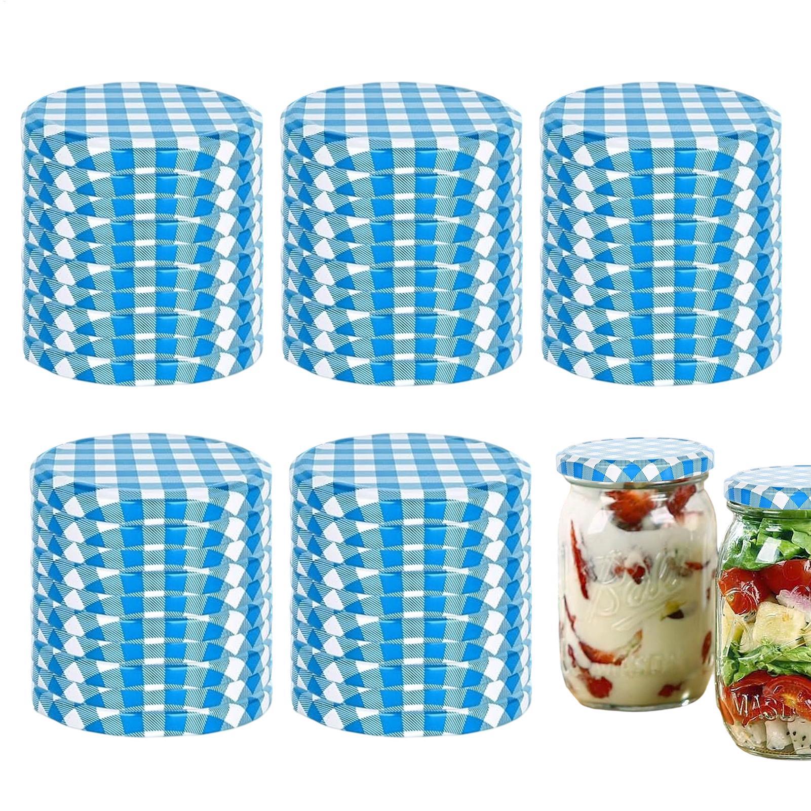 Canning Jar Lids 50 Piece Leak - Coffee Tea Jars reseña y precio