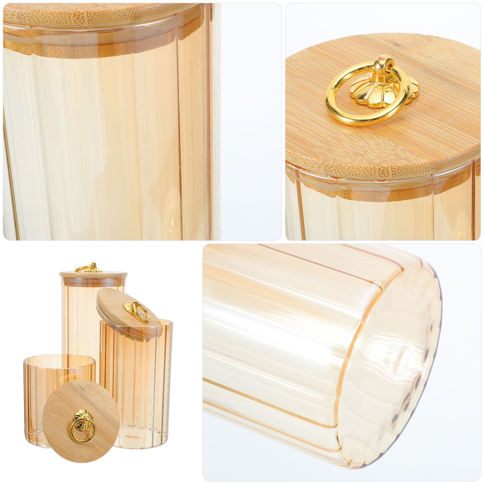 3Pcs Airtight Glass Storage Ja - Coffee Tea Jars reseña y precio