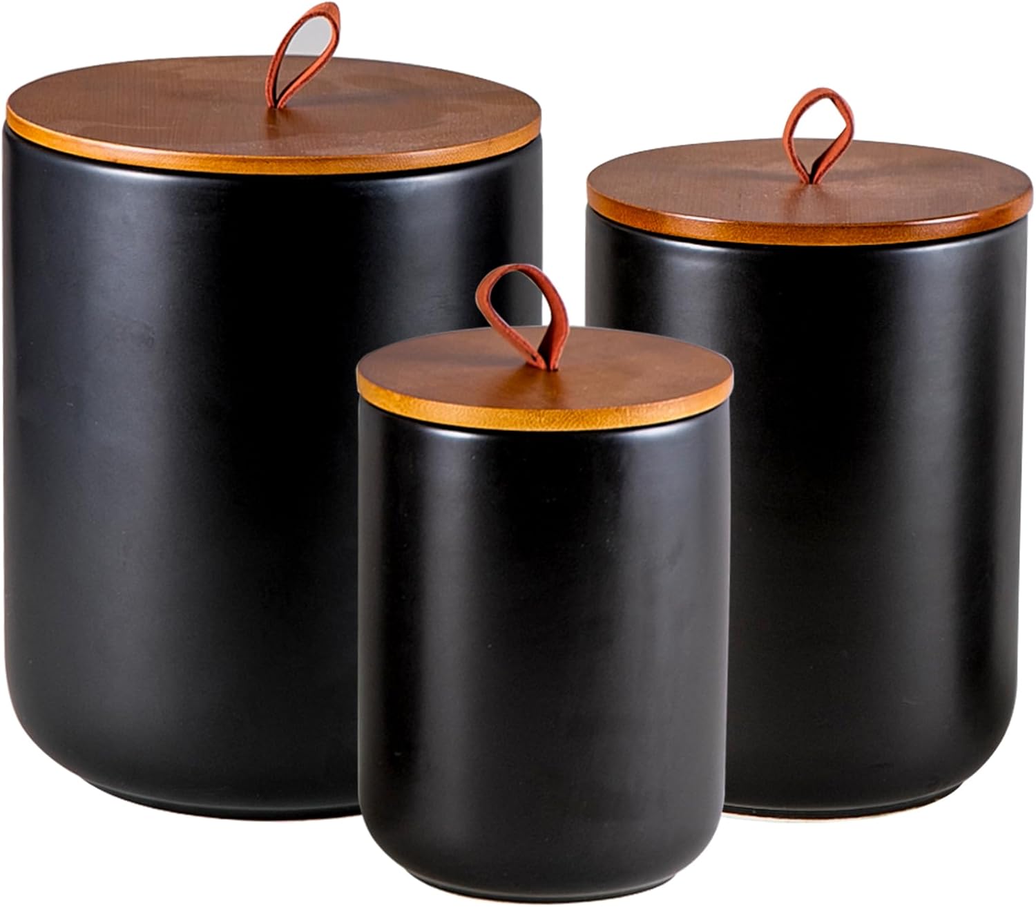 Ceramic Canister Set (30 oz, 4 - Coffee Tea Jars reseña y precio