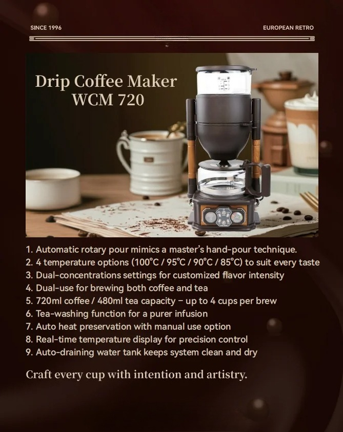 Home Electric Drip Coffee Make - Coffee Tea Machine For Home reseña y precio