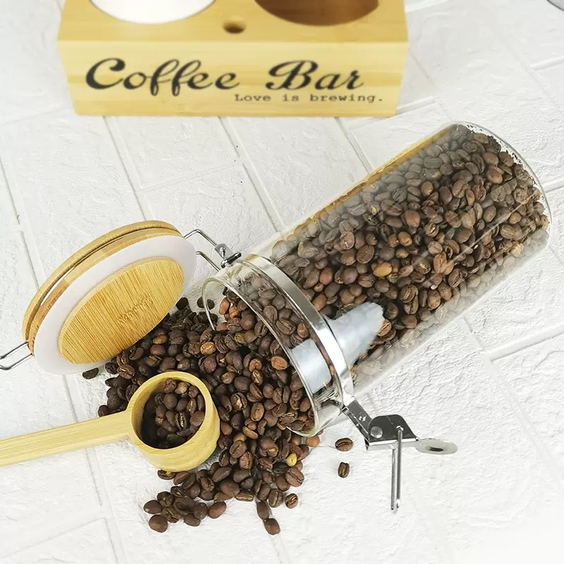 Coffee Storage Jars 2 Pack wit - Coffee Tea Jars reseña y precio