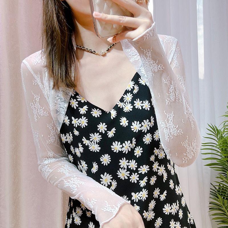 Summer Thin Long Sve Lace Open - Coffee Tea Or Me reseña y precio