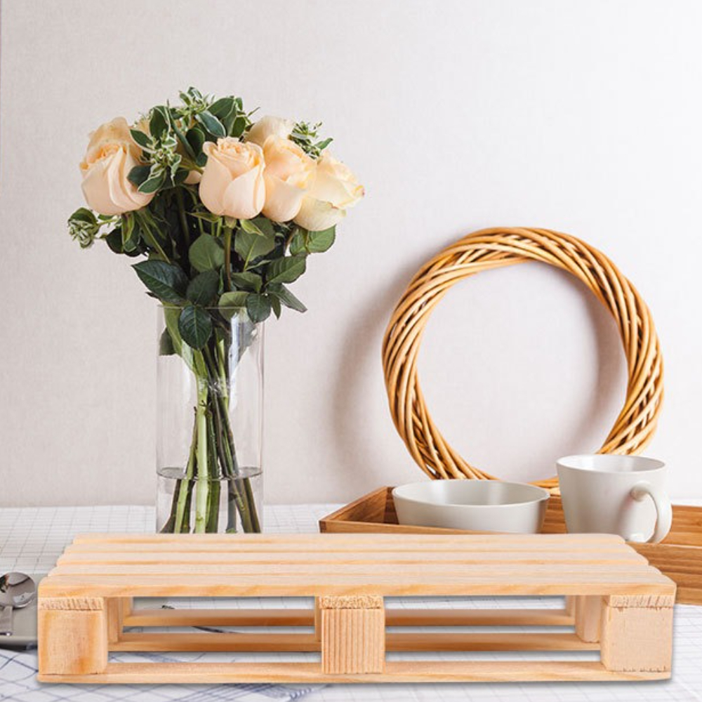 Insulated Solid Wood Hollowed  - Bamboo Tea Tray reseña y precio