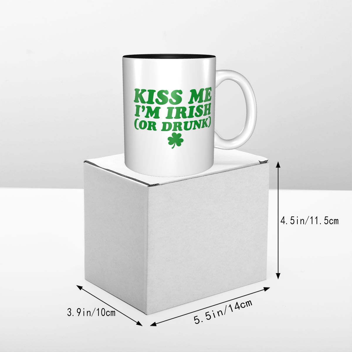 Kiss Me I'm Irish Mug Funny Ce - Coffee Tea With Me reseña y precio