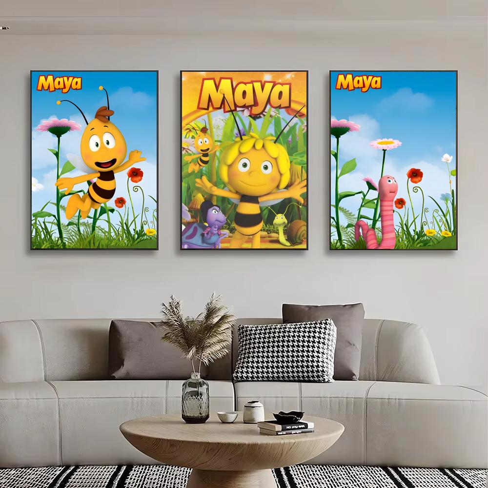 Cartoon M-Maya the Bee Poster  - Maya Coffee & Tea Ulasan reseña y precio