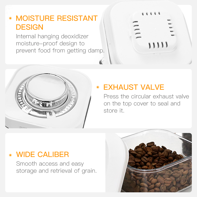 AliKisscafe Coffee Bean Storag - Coffee Tea Jars reseña y precio