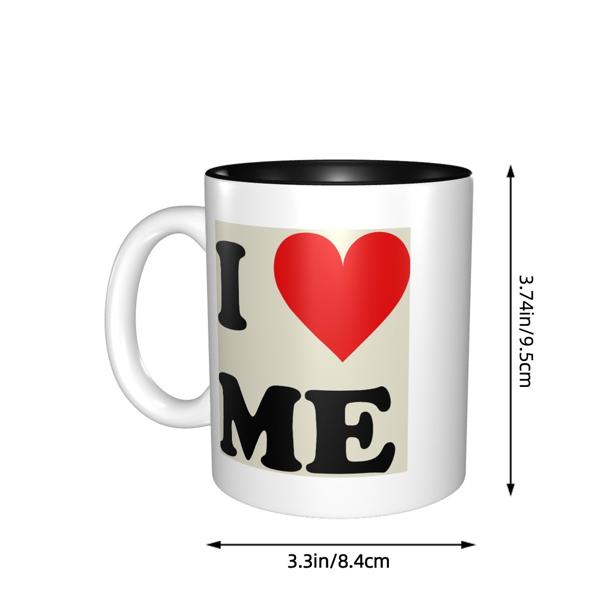I Love Me Heart Mug Funny Cera - Coffee Tea With Me reseña y precio