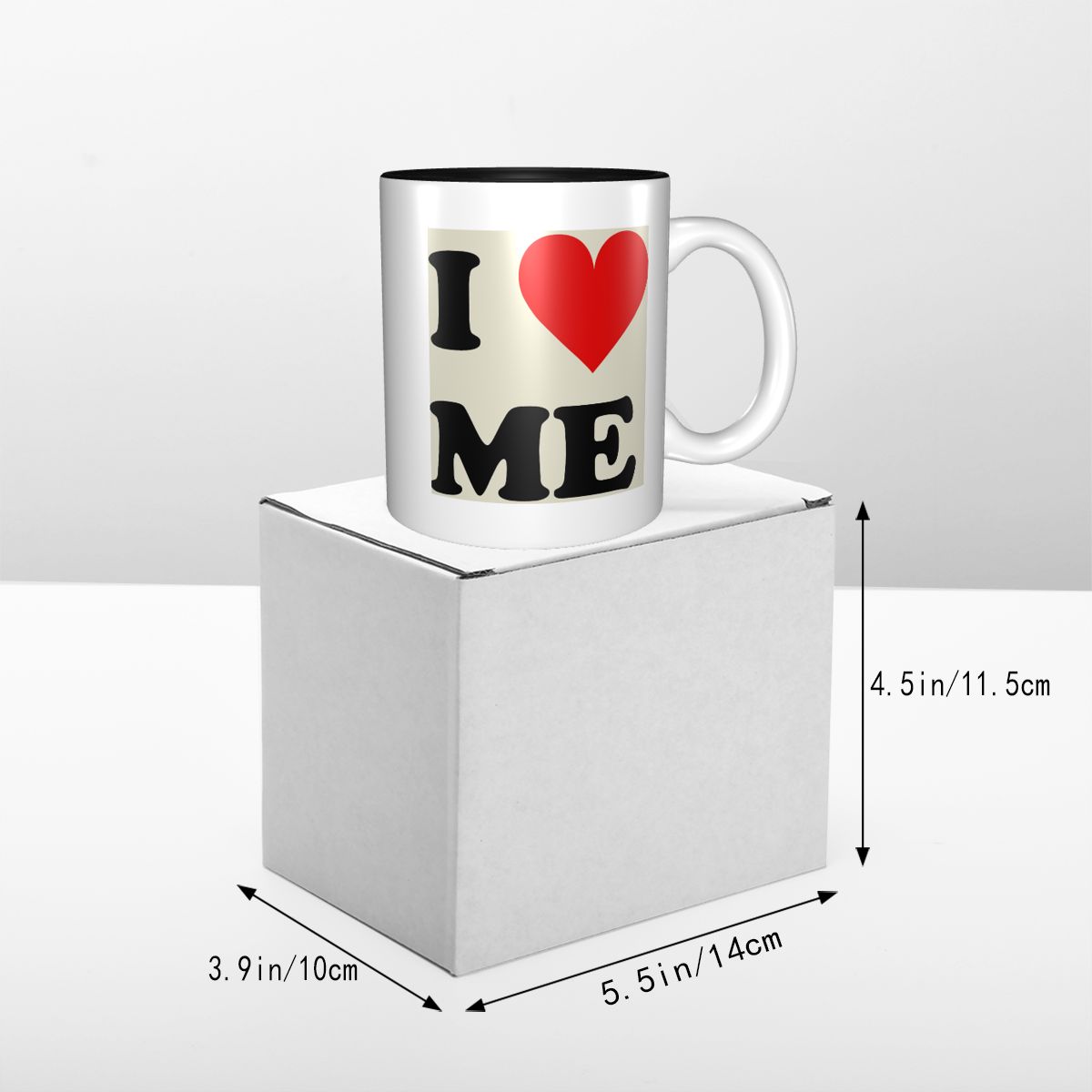 I Love Me Heart Mug Funny Cera - Coffee Tea With Me reseña y precio