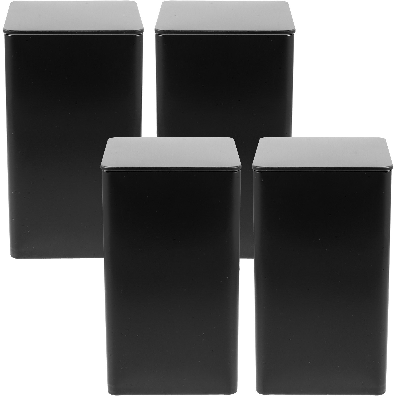 4Pcs Storage Jars Tinplate Box - Coffee Tea Jars reseña y precio