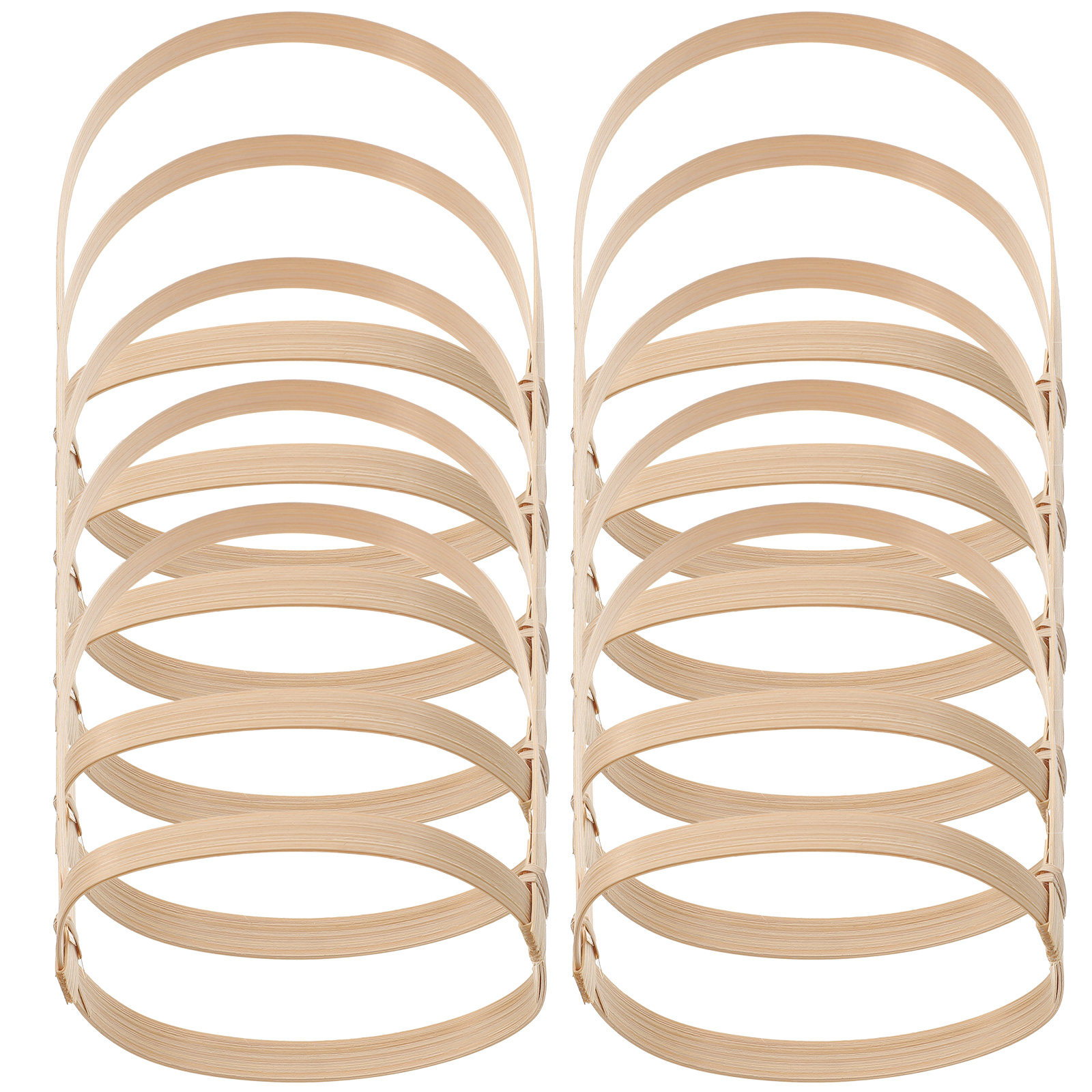10Pcs Bamboo Drink Carrier Cof - Bamboo Tea Tray reseña y precio