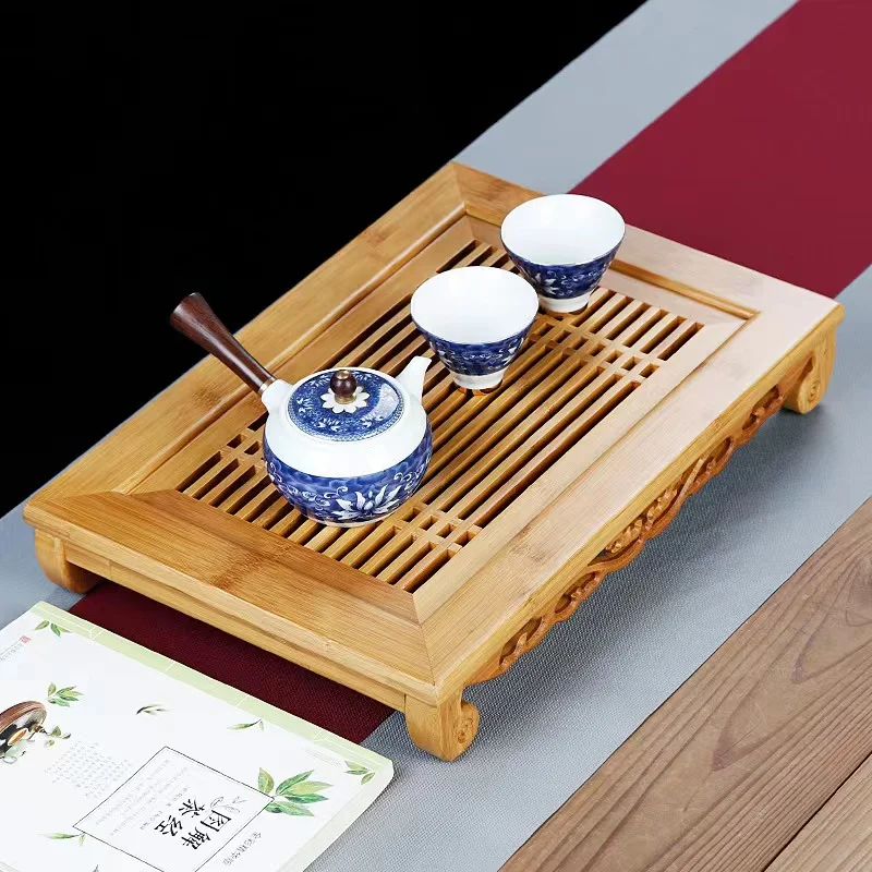 Chinese Natural Bamboo Tea Tra - Bamboo Tea Tray reseña y precio