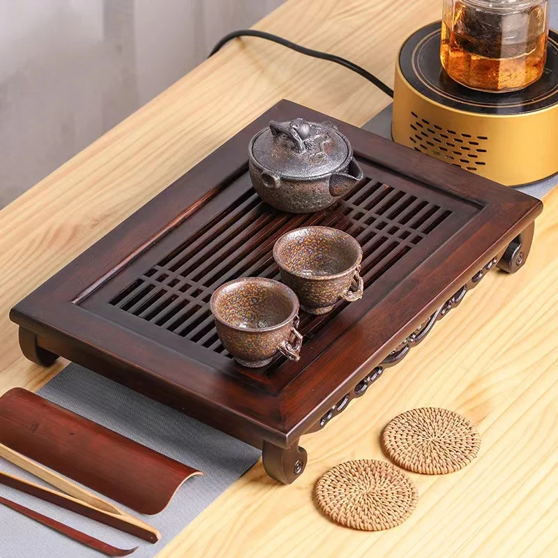 Chinese Natural Bamboo Tea Tra - Bamboo Tea Tray reseña y precio