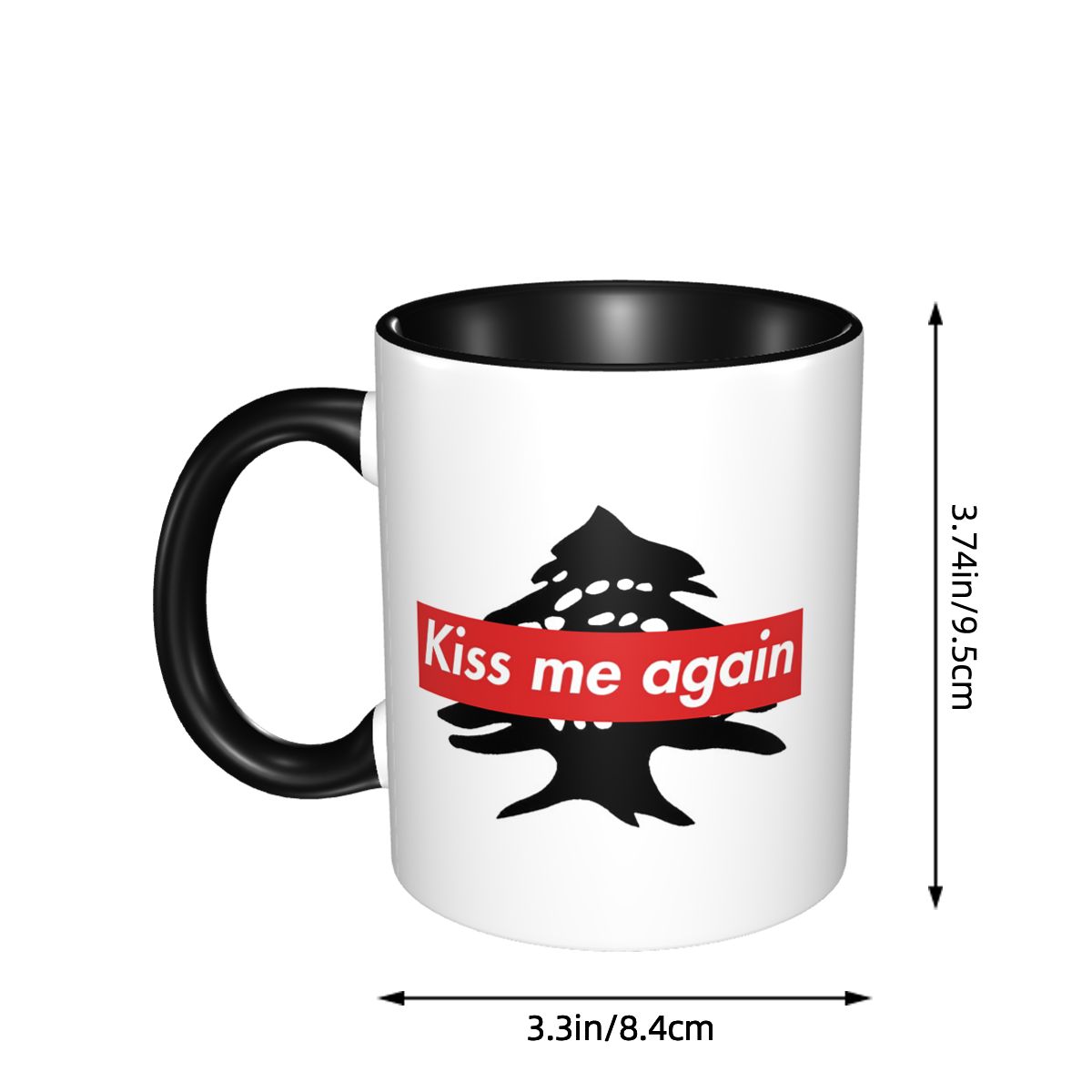 Lebanon Flag Lebanese Kiss Me  - Coffee Tea With Me reseña y precio