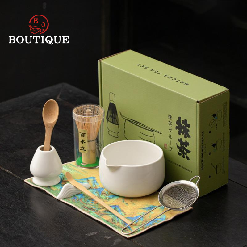 Japanese Matcha Set Chawan Mat - Matcha Whisk Set reseña y precio
