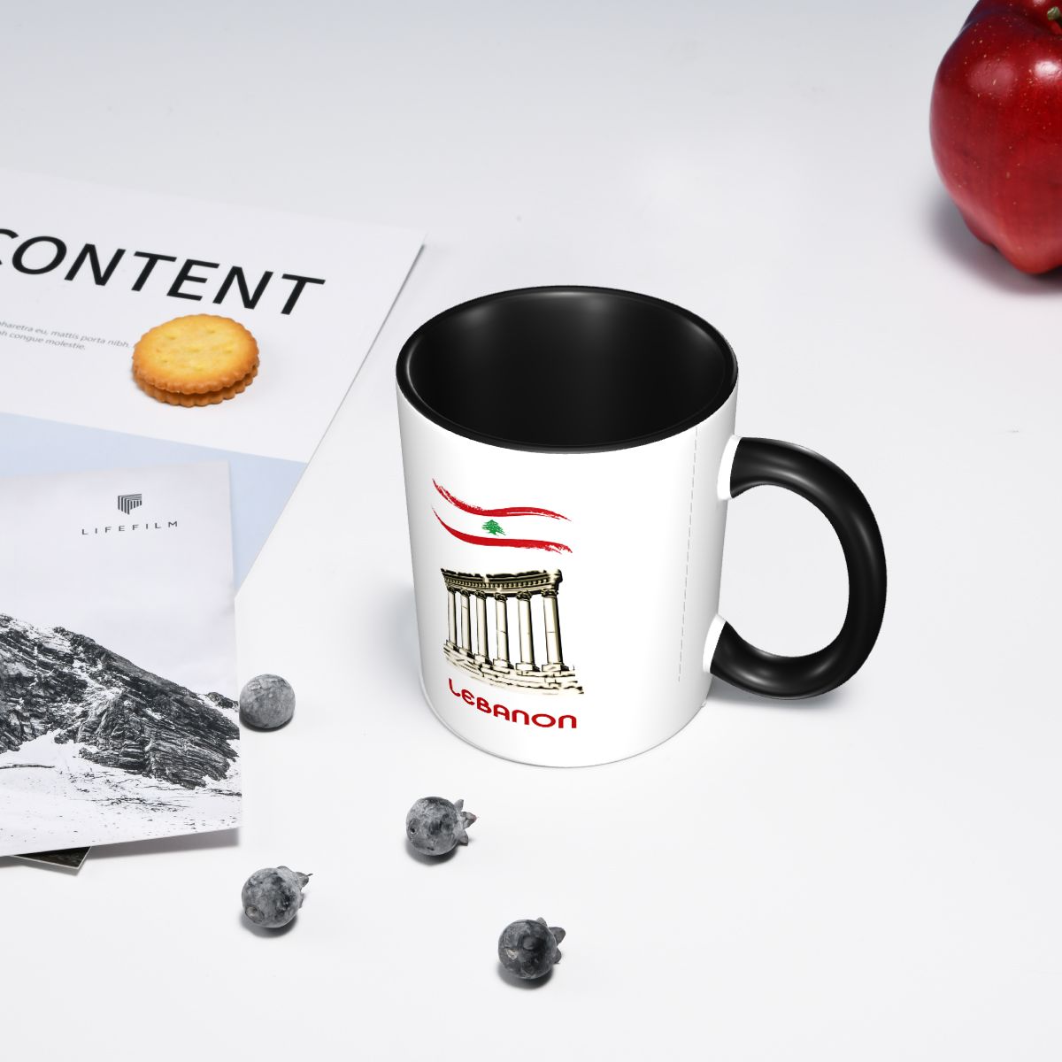 Lebanon Flag Lebanese Kiss Me  - Coffee Tea With Me reseña y precio