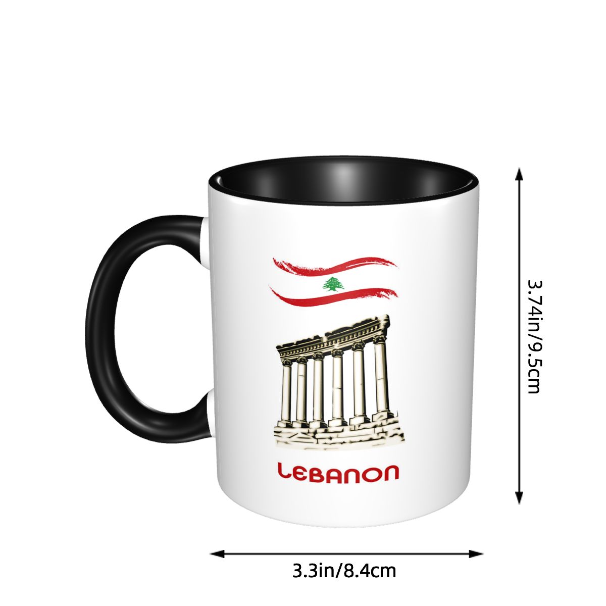 Lebanon Flag Lebanese Kiss Me  - Coffee Tea With Me reseña y precio