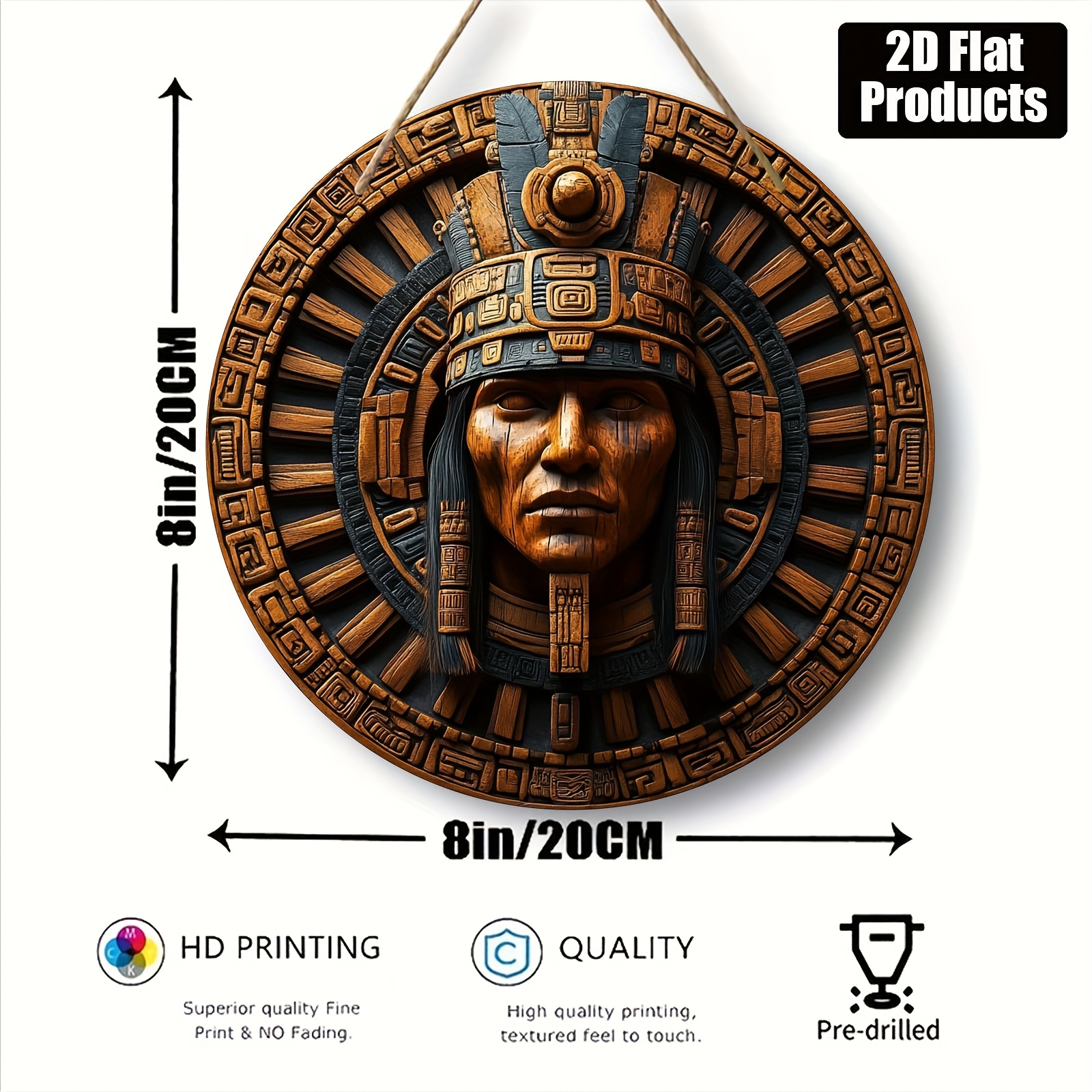 2D Flat, 1pc, Round Wooden Boa - Maya Coffee & Tea Ulasan reseña y precio