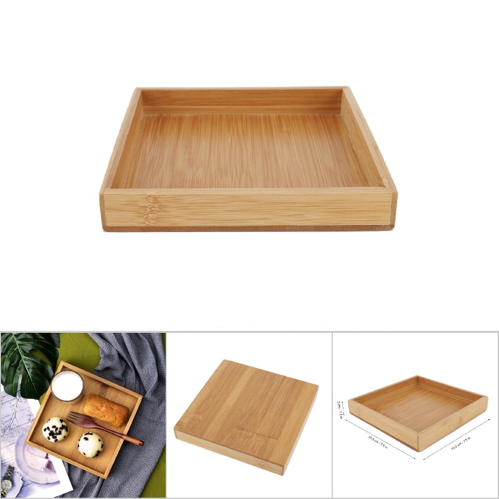 Rectangular Shape Japanese Sty - Bamboo Tea Tray reseña y precio