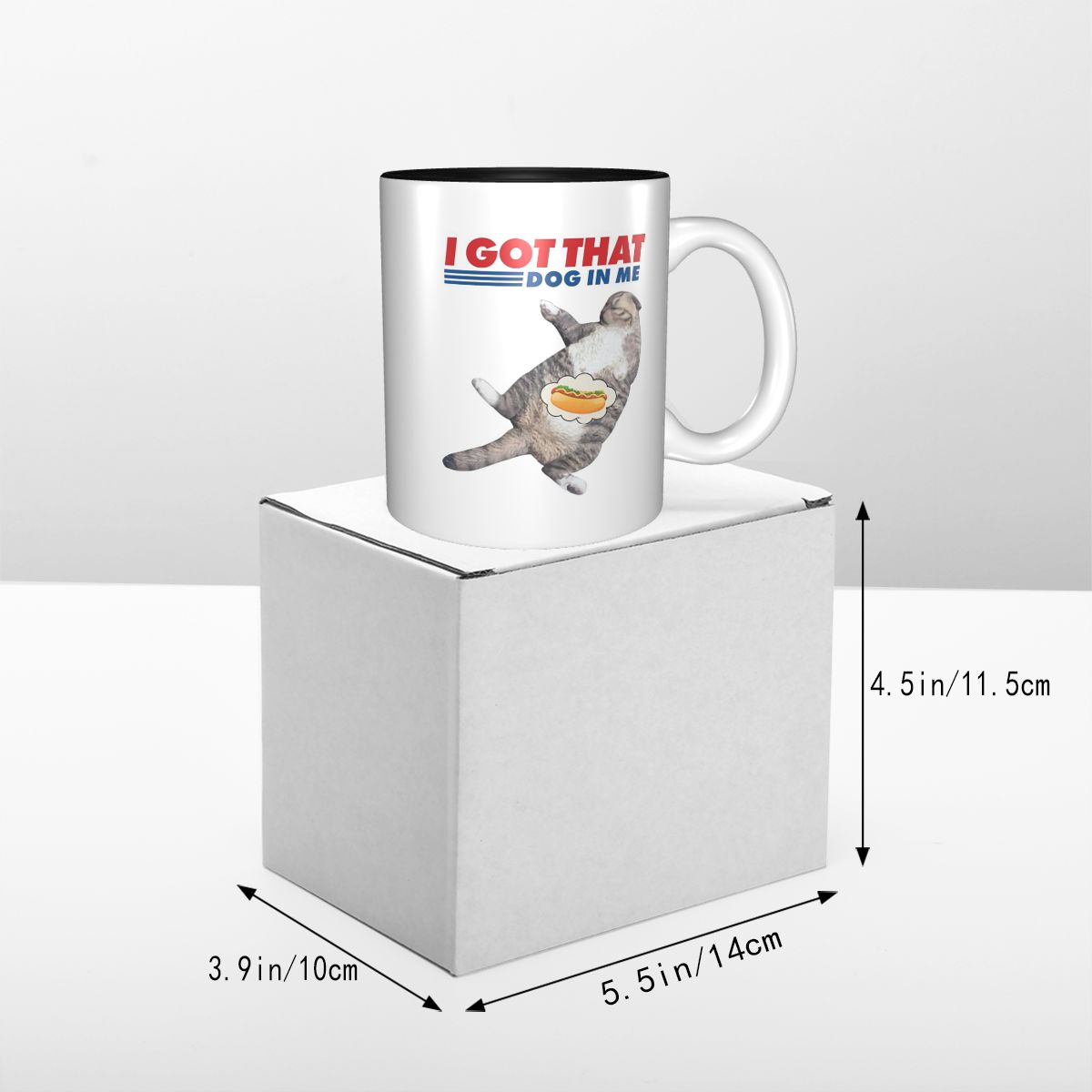 I Got That Dog In Me Mug Funny - Coffee Tea With Me reseña y precio