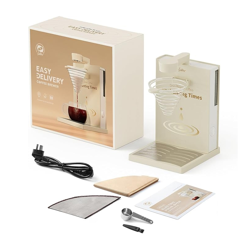 iCafilas Portable Foldable Ele - Coffee Tea Machine For Home reseña y precio