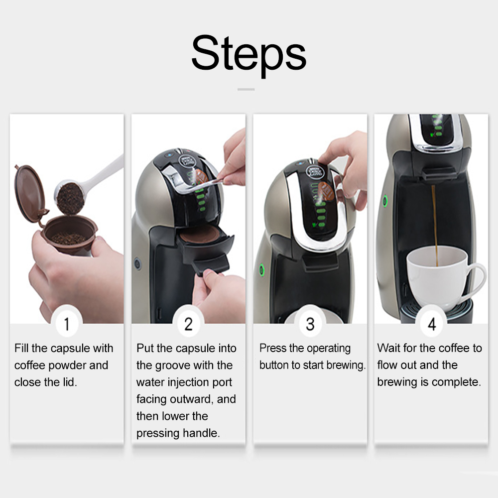 Reusable Coffee Capsule Filter - Coffee Tea Nescafe reseña y precio