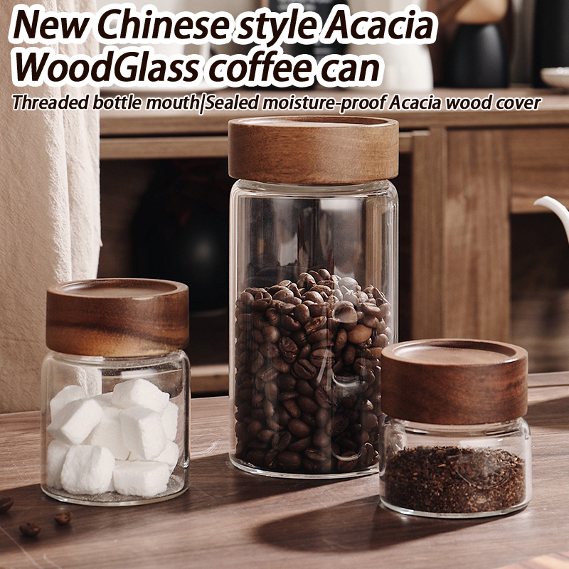 Glass Sealed Storage Jar With  - Coffee Tea Jars reseña y precio