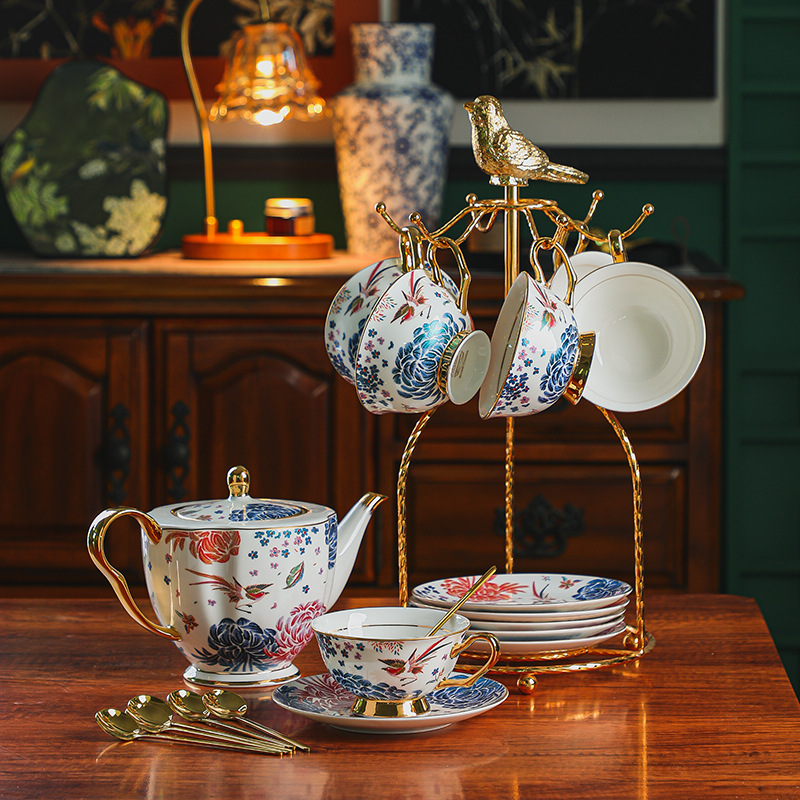 European retro bone China coff - Coffee Tea English reseña y precio