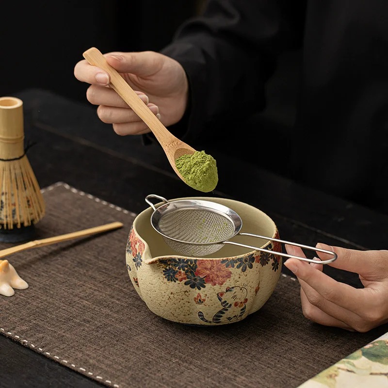8PCS Japanese Flint red Matcha - Matcha Whisk Set reseña y precio